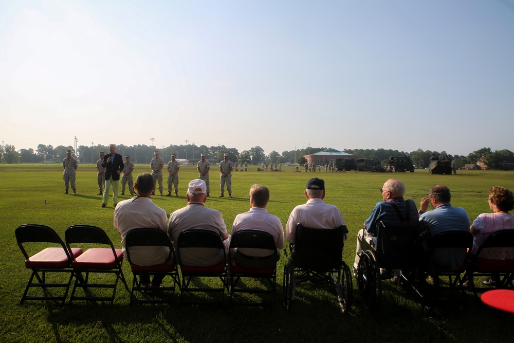 4th Marine Division Association presents static display for veterans