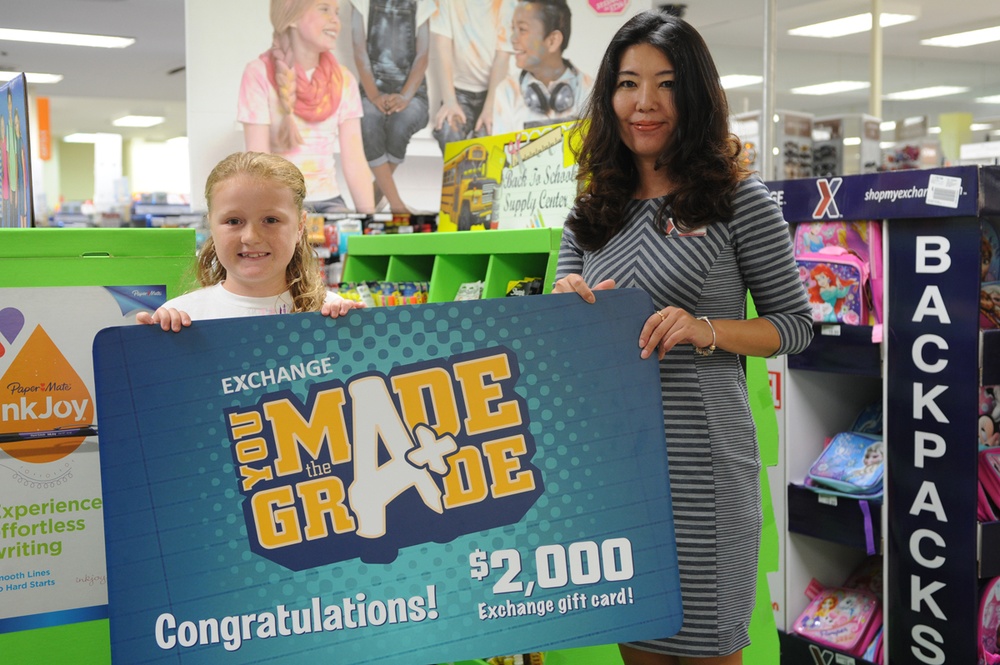 Camp Zama sixth-grader earns top prize in Exchange’s You Made the Grade Contest
