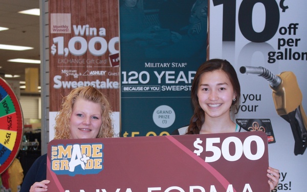 Fort Huachuca student wins third place in Exchange’s You Made the Grade Contest