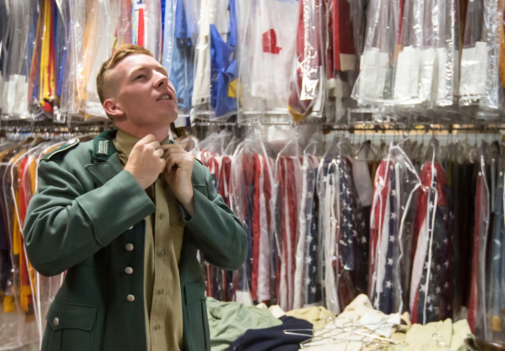 Soldiers suit up for Spirit of America