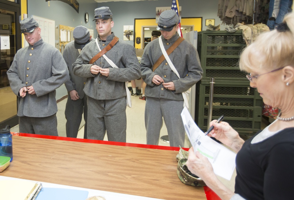 Soldiers suit up for Spirit of America