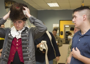 Soldiers suit up for Spirit of America