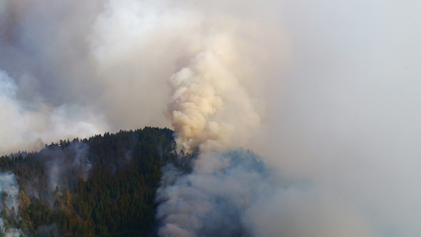 Oregon Army National Guard supports Stouts Fire