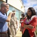 Gabbard visits, speaks with Wounded Warrior Bn.