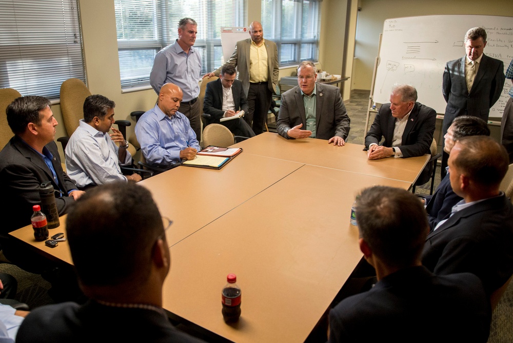 Deputy secretary of defense arrives in California