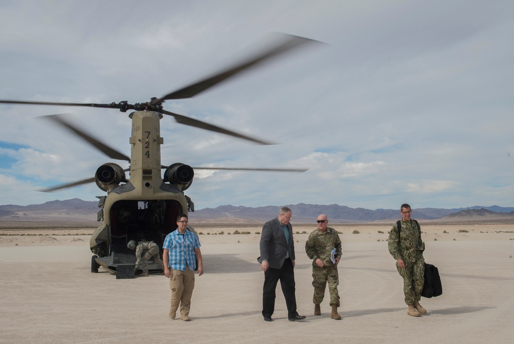 Deputy secretary of defense visits Fort Irwin