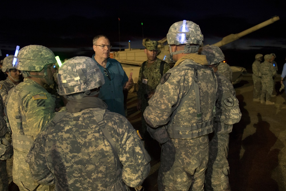 Deputy secretary of defense visits Fort Irwin