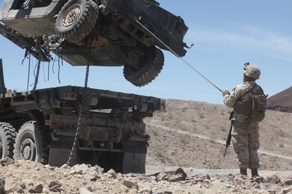 CLB-1 showcases readiness in vehicle recovery mission