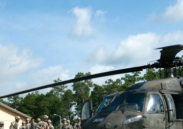 Troop B, 1st Squadron, 98th Cavalry Regiment Air Insertion Training