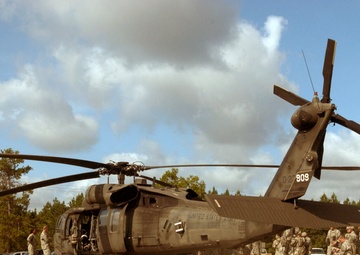 Troop B, 1st Squadron, 98th Cavalry Regiment Air Insertion Training