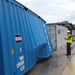 Coast Guard inspects damaged containers after Typhoon Soudelor
