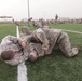 U.S. Marines practice unarmed combat techniques