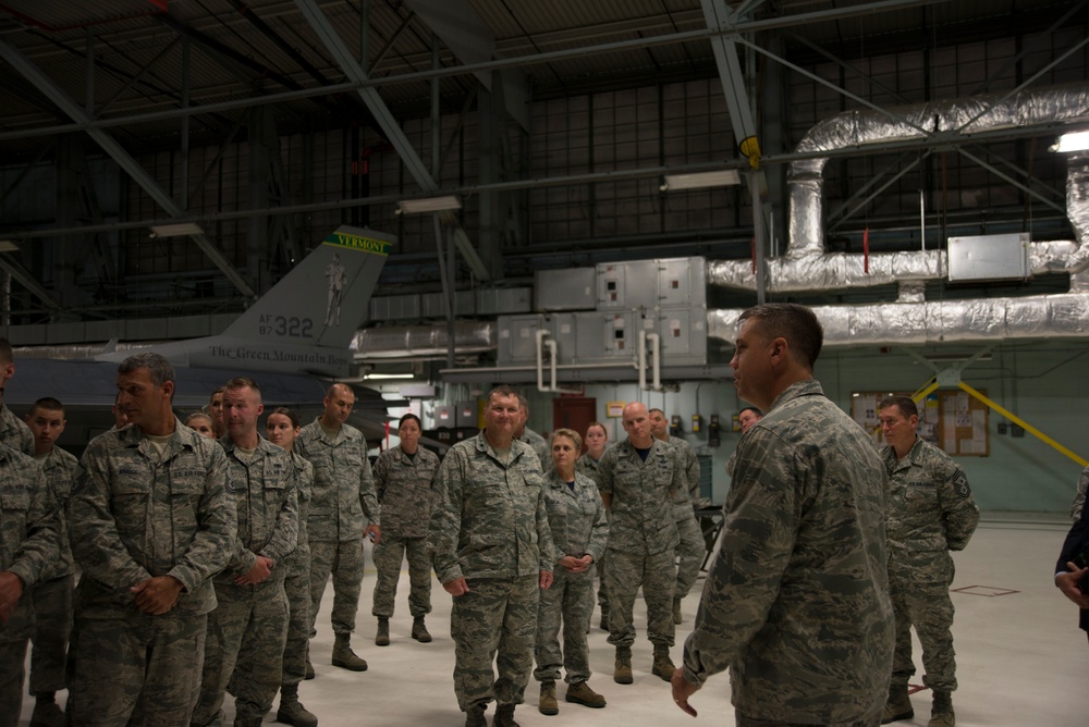 Air National Guard Readiness Center commander visit