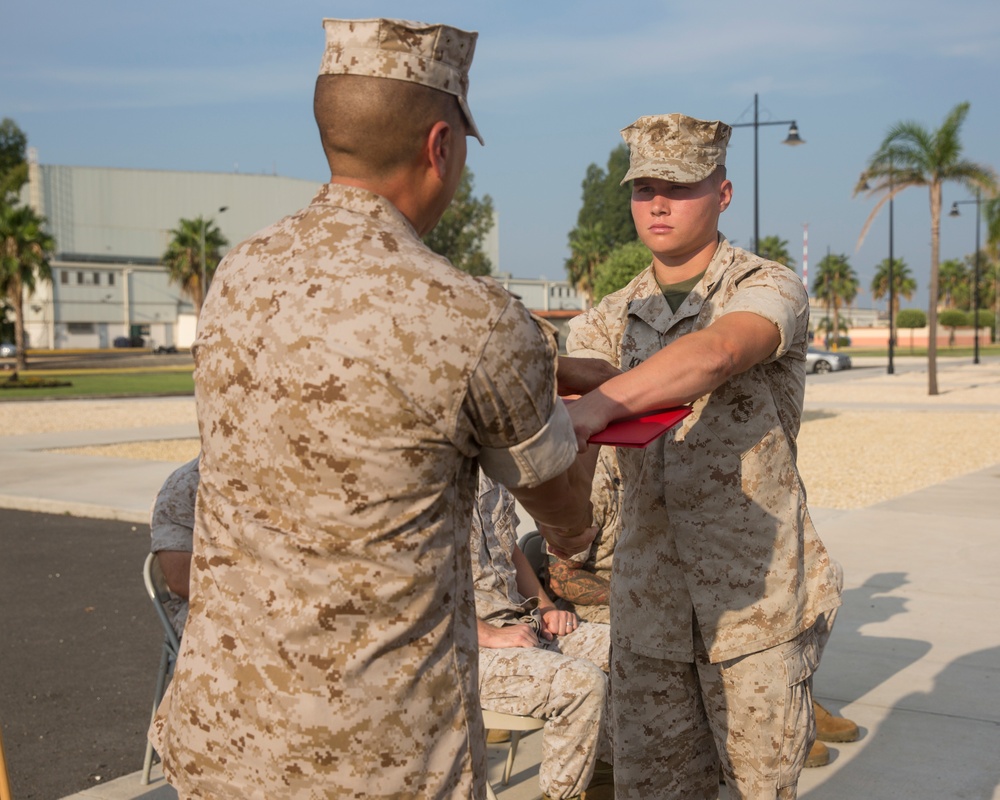 Learning abroad: SPMAGTF-CR-AF graduates Lance Corporal Seminar