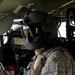 Manning the guns during an aerial support mission exercise at Fort Polk, La