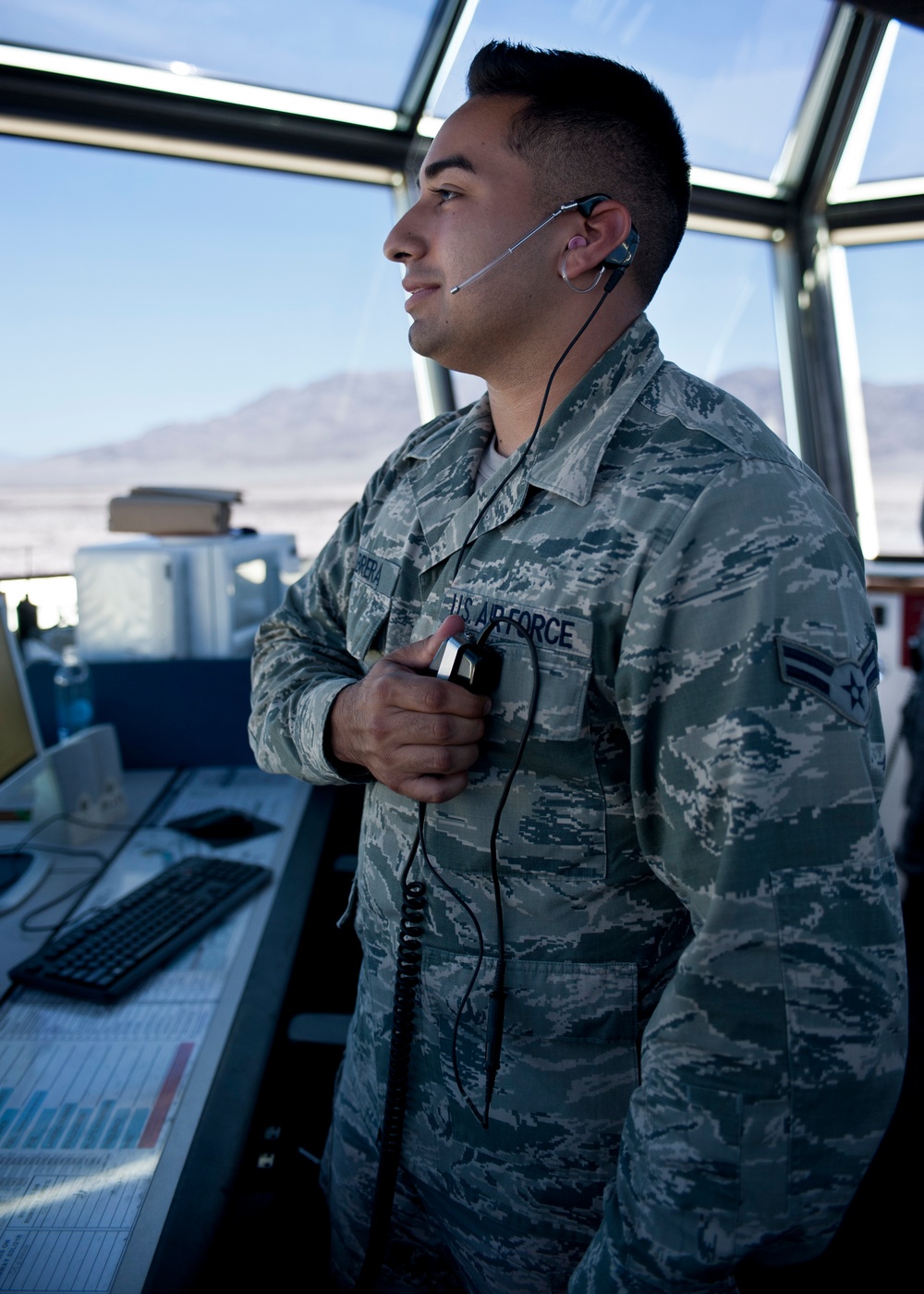 Clear for takeoff through air traffic control