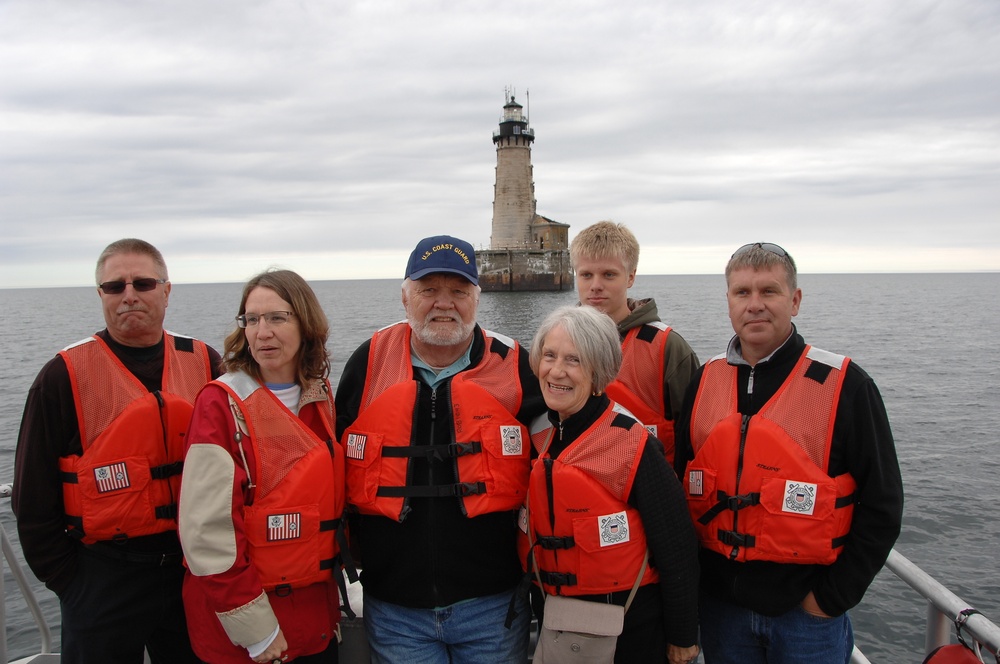 Former Coast Guard member visits Stannard Rock Lighthouse