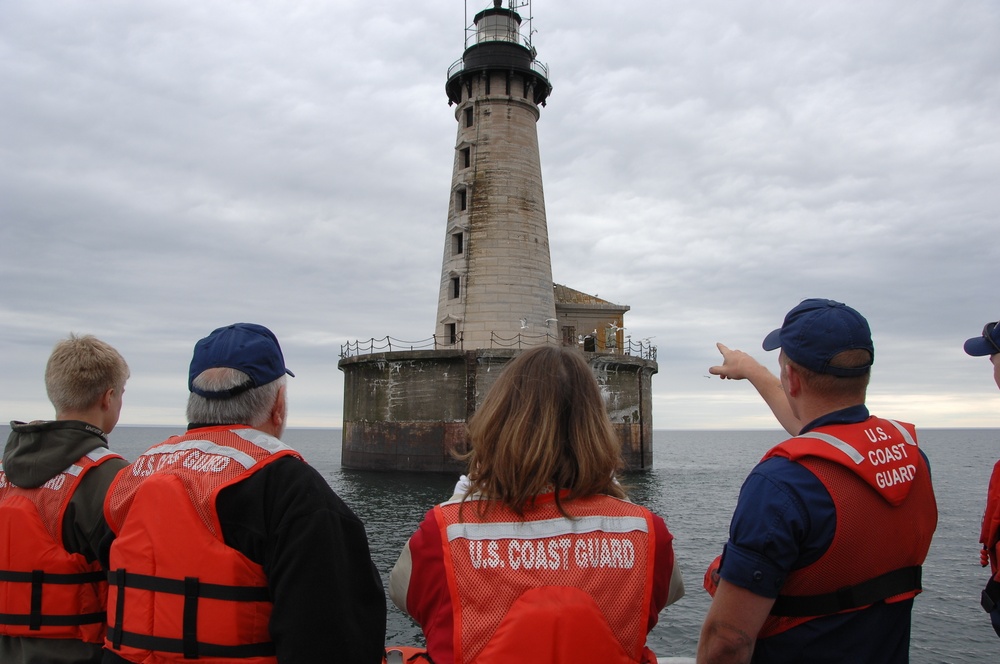 Former Coast Guard member visits Stannard Rock Lighthouse