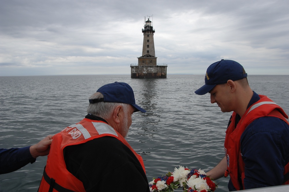 Former Coast Guard member visits Stannard Rock Lighthouse