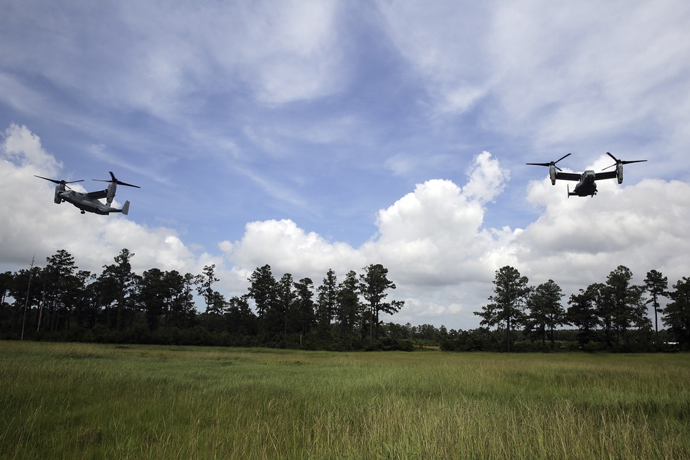 MV-22 Osprey: Bringing the noise of freedom to confined area landing zones