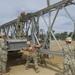 Naval Mobile Construction Battalion 4 trains to erect a Mabey Johnson Bridge