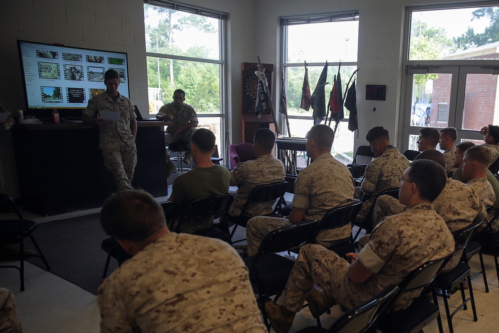 TCCC course helps Marines in 2nd Recon