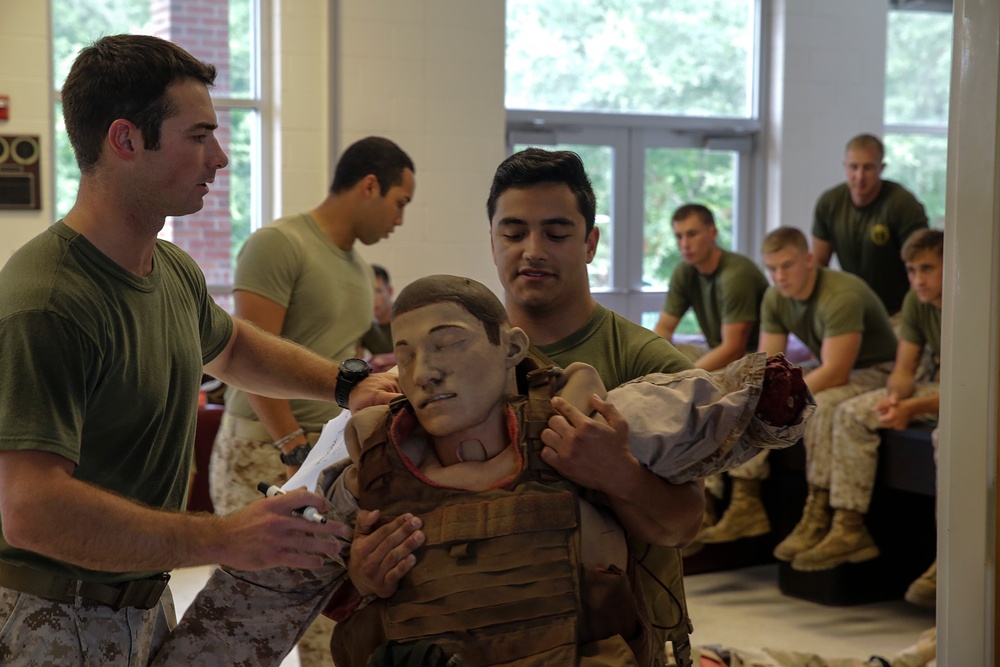 TCCC course helps Marines in 2nd Recon