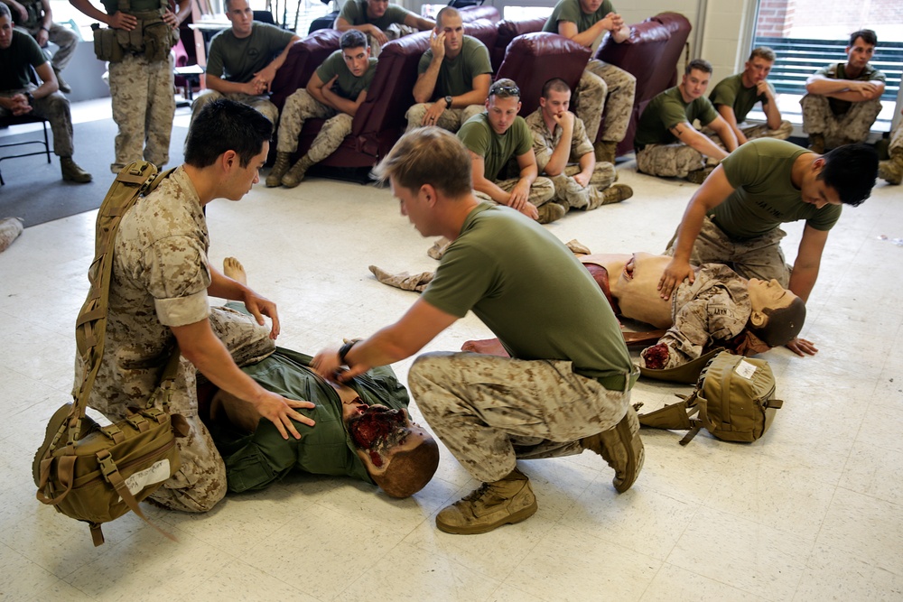 TCCC course helps Marines in 2nd Recon