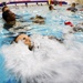 Soldiers conduct water survival training