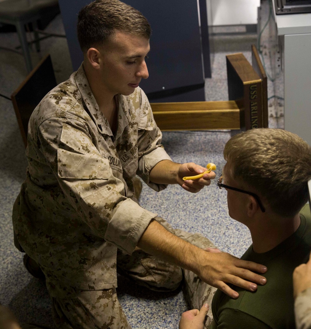 Marines complete CLS training aboard USS Arlington