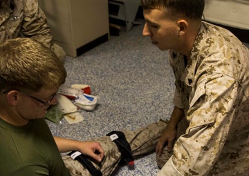 Marines complete CLS training aboard USS Arlington