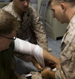Marines complete CLS training aboard USS Arlington