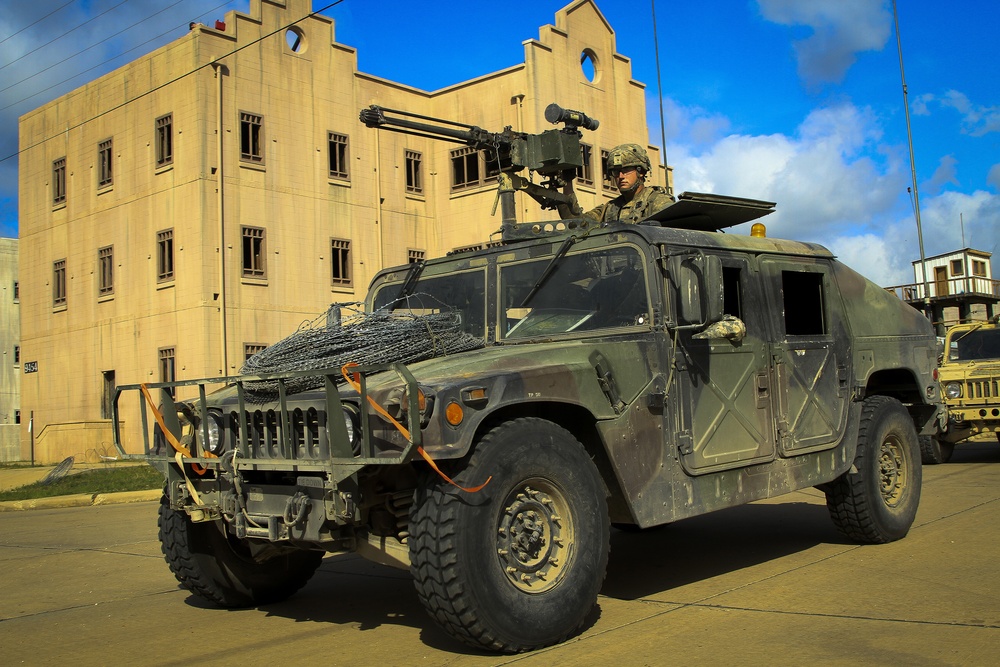 Make way for the Red Bulls as 2nd Brigade Combat Team, 34th Infantry Division Soldiers move in