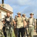 Members of the Texas National Guard, take a break from their oppositional forces role-playing at Fort Polk, La.