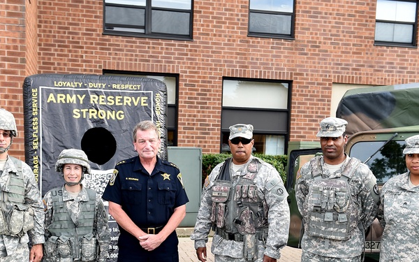 Army Reserve soldiers partner with local police for National Night Out