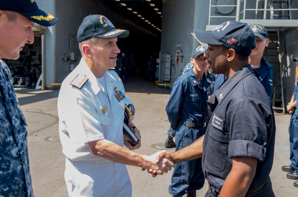 USS Germantown operations