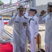 USS Mustin change of command