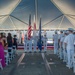 USS Mustin change of command