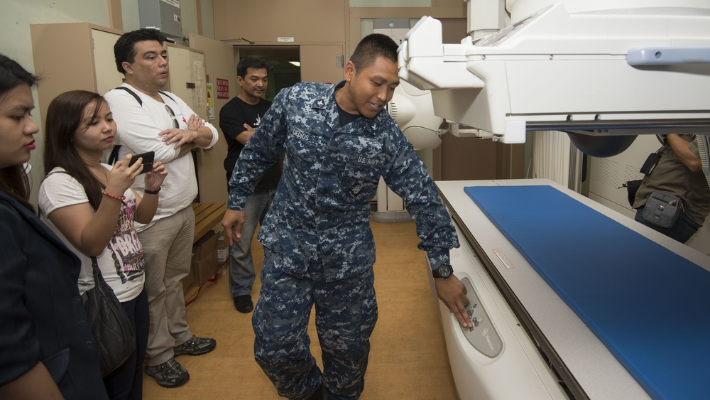 Operation Smile and SC Johnson visits Mercy during Pacific Partnership 2015.
