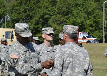 1050th change of command and realignment ceremony