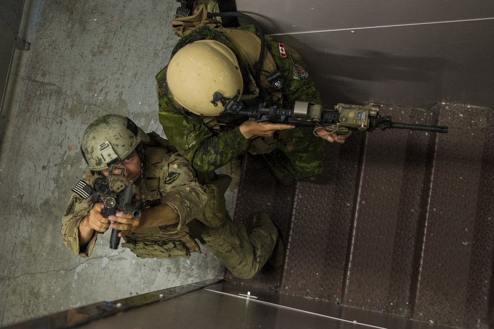 Fast roping and VBSS