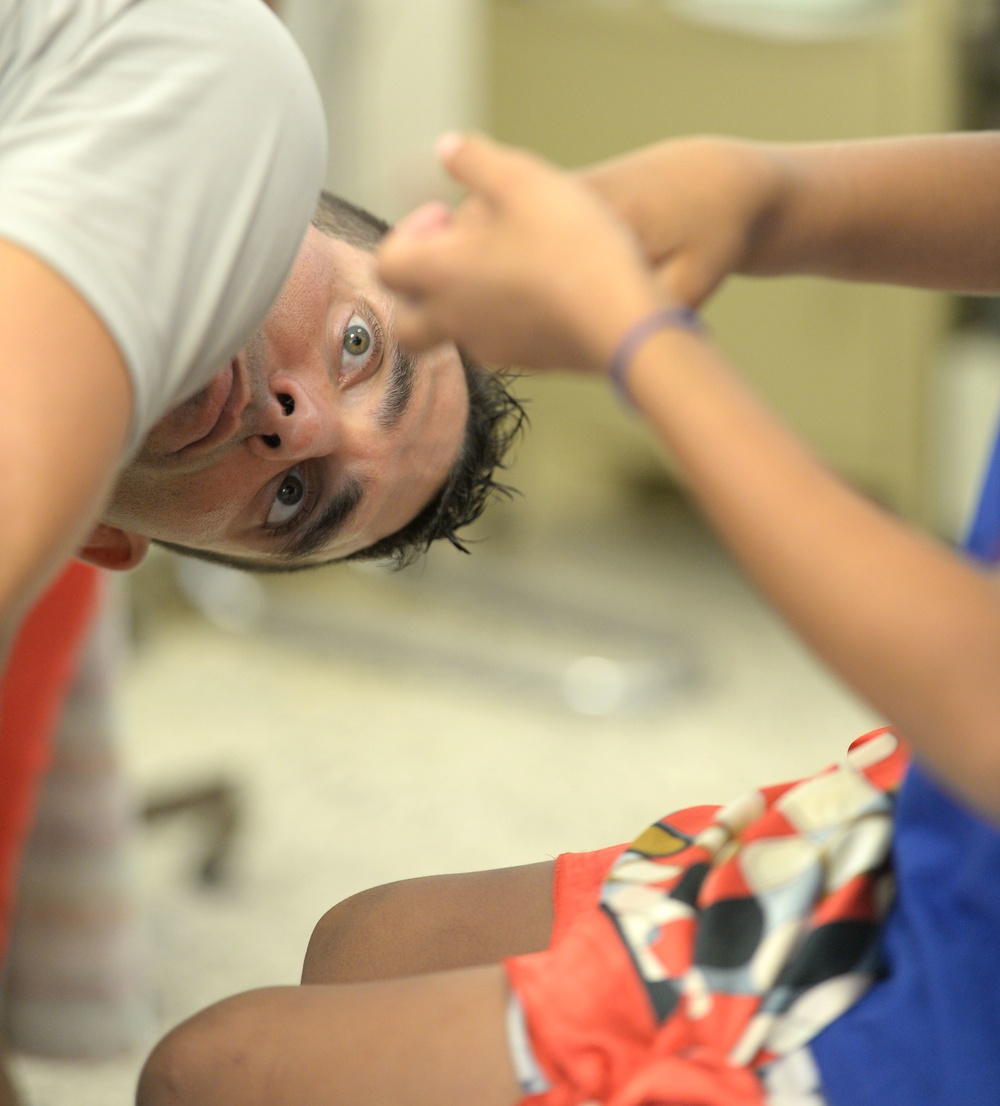 Medical team provides emergency room support