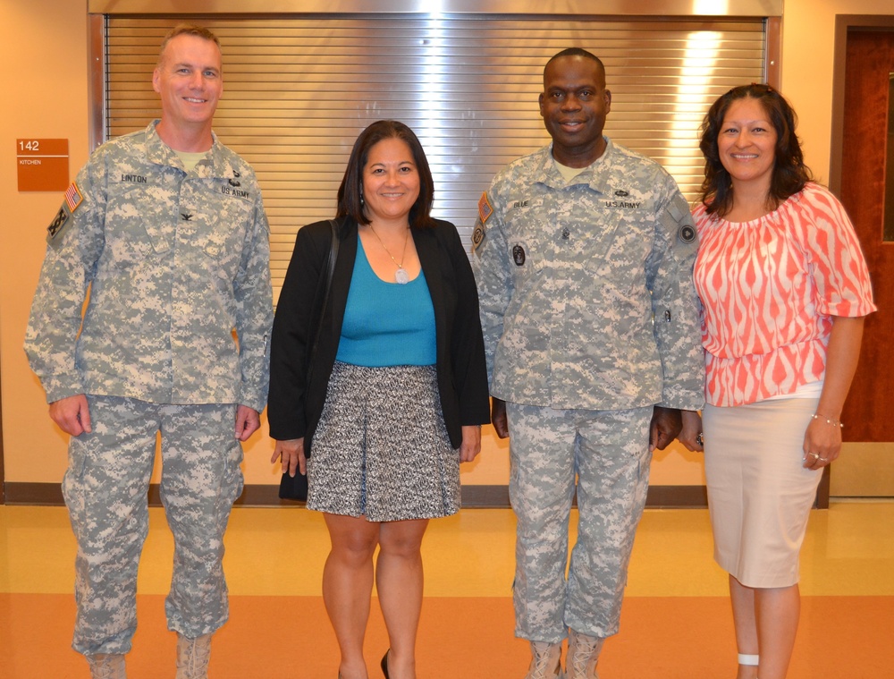 The Honorable Debra Wada visits US Army Reserve Center
