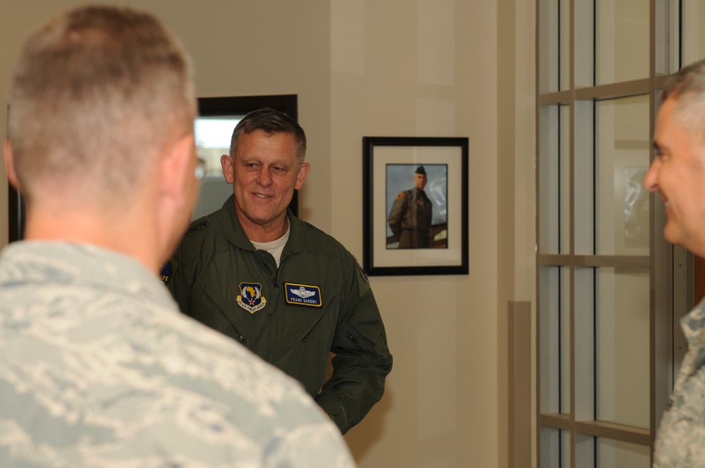 Gen. Frank Gorenc visits Hancock Field