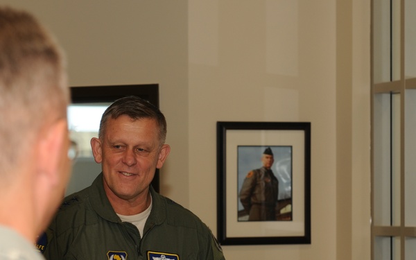 Gen. Frank Gorenc visits Hancock Field