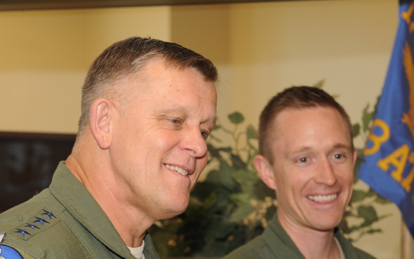 Gen. Frank Gorenc visits Hancock Field