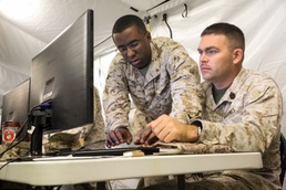 Hq. Reg., 2nd MLG, conducts battle skills exercise in order to prepare for Large Scale Exercise 15