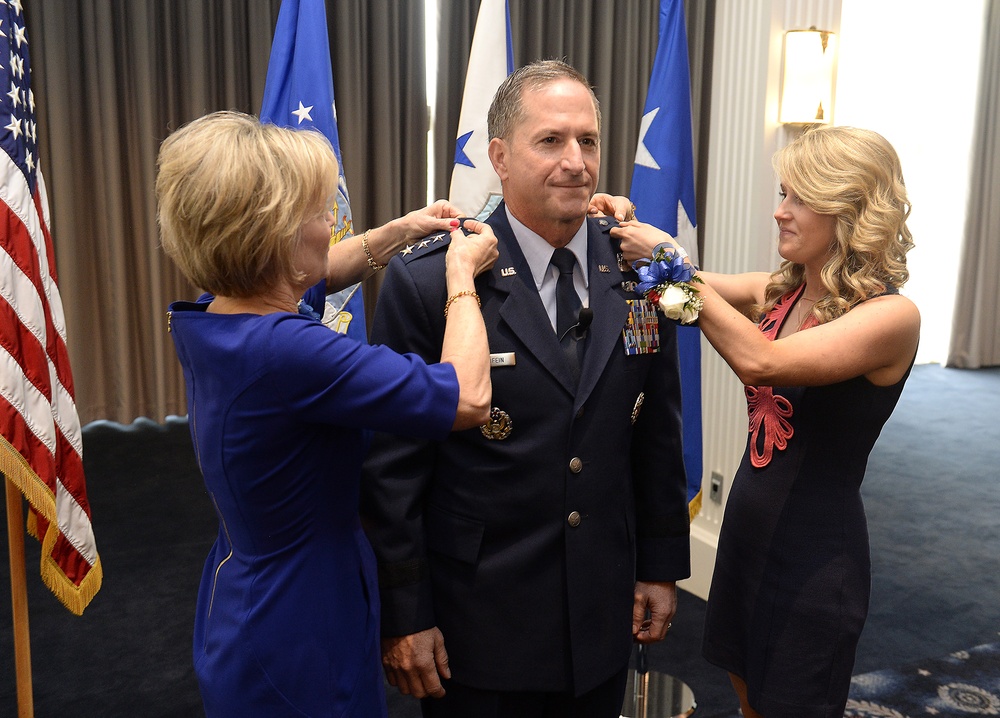 Gen. David L. Goldfein pins on 4th star - Becomes 38th Air Force Vice Chief of Staff