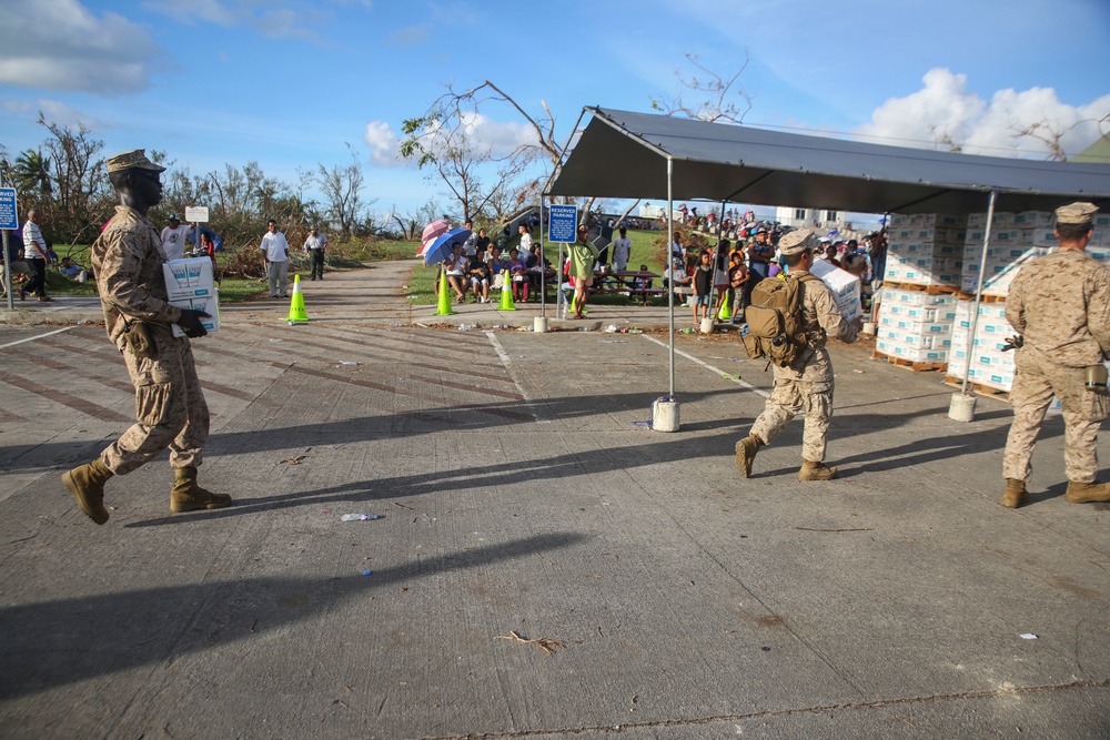 31st MEU continues to deliver relief to Saipan
