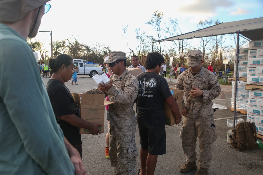 31st MEU continues to deliver relief to Saipan